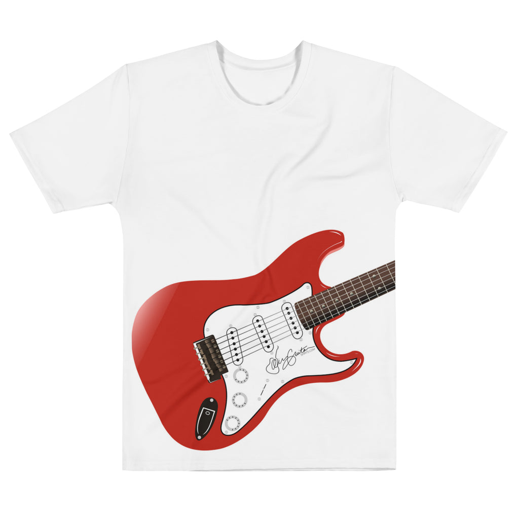 S-style Air Guitar T-shirt with classic contoured electric guitar graphic.